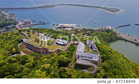 富岡城の空撮 富岡城の空撮 67258840