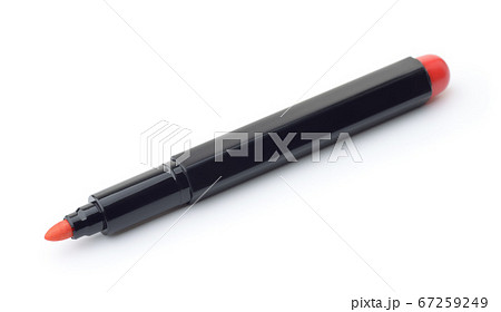 Open red felt tip pen 67259249