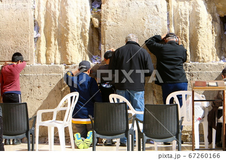 The Wailing Wall is part of the ancient wall around the western slope of the Temple Mount in the Old City of Jerusalem The Wailing Wall is part of the ancient wall around the western slope of the Temple Mount in the Old City of Jerusalem 67260166