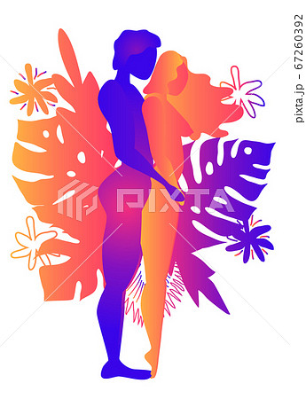 Kama Sutra, a man and a woman have sex. The art of love. Sexual position Column 67260392