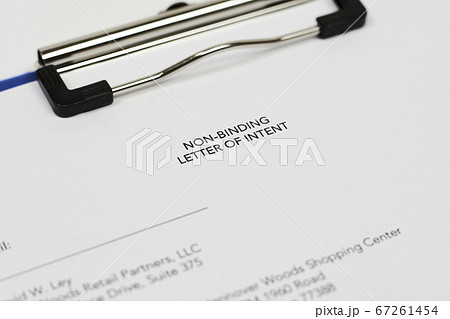 Non-binding letter of intent Non-binding letter of intent 67261454