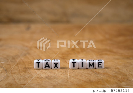 cube words on the wooden table 67262112
