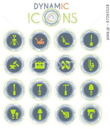 Work tools dynamic iconsのイラスト素材 [67263528] - PIXTA