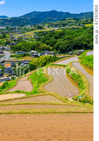 江ノ串の棚田(水張風景) 【長崎県東彼杵郡】 江ノ串の棚田(水張風景) 【長崎県東彼杵郡】 67265800