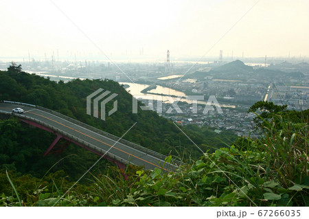 鷲羽山スカイライン夕景 67266035