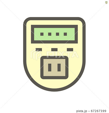 Timer plug vector icon design for smart home, 67267399