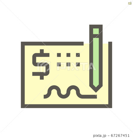 Money check vector icon design for financial 67267451