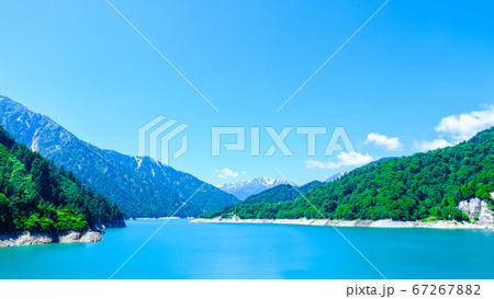 初夏の黒部湖 初夏の黒部湖 67267882