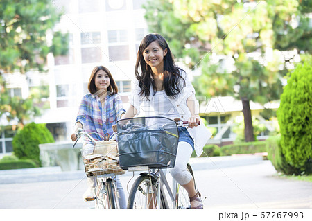 大学生 自転車 女子