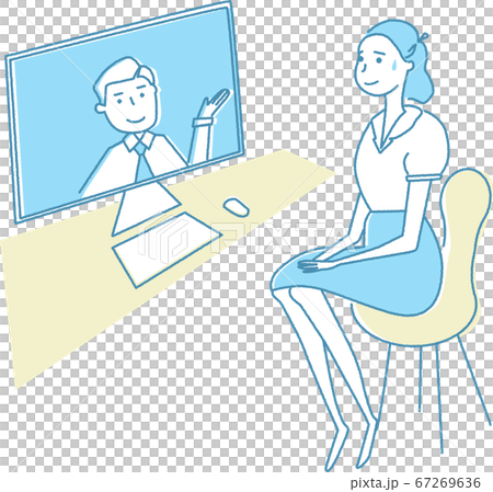 People who get nervous during a web interview People who get nervous during a web interview 67269636