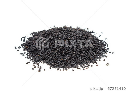Pile of nigella sativa seeds Pile of nigella sativa seeds 67271410