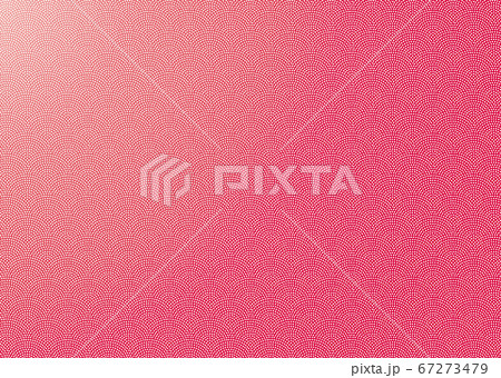 和風文様 中くらいの鮫小紋【洋紅色】 和風文様 中くらいの鮫小紋【洋紅色】 67273479