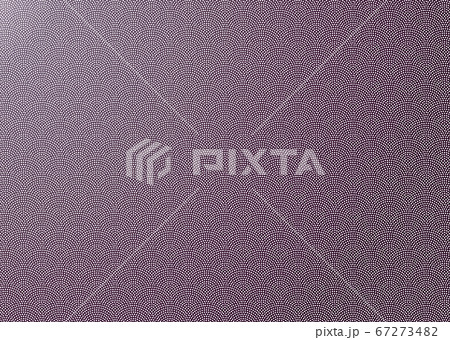 和風文様　大きな鮫小紋【黒紫】 67273482