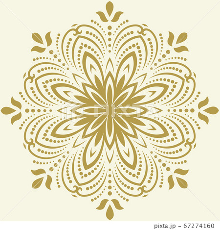 Oriental Abstract Vector Pattern 67274160