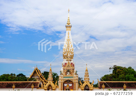 Wat Phra That Phanom, most sacred temple of Nakhon Phanom. Thailand Wat Phra That Phanom, most sacred temple of Nakhon Phanom. Thailand 67277259