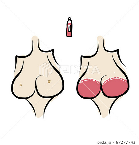 Female breast sketch for your design - Stock Illustration [67277743] - PIXTA