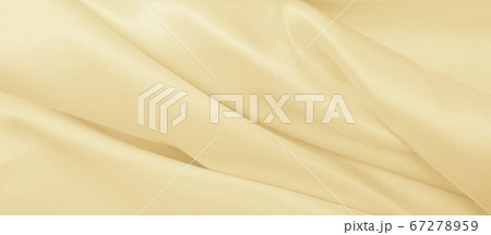 Smooth elegant golden silk or satin luxury cloth 67278959