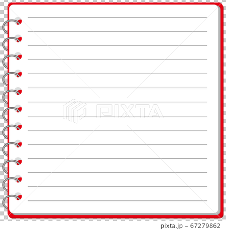 Notebook Rings Drawing Ring notebook template illustration vector - Stock Illustration ...