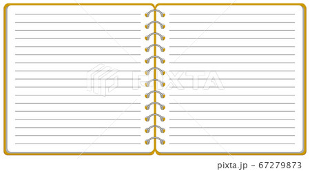 リングノート テンプレート イラスト ベクターのイラスト素材