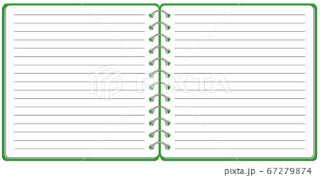 リングノート テンプレート イラスト ベクターのイラスト素材