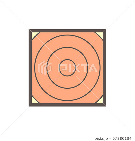 Wood material and sawmill industry vector icon 67280184