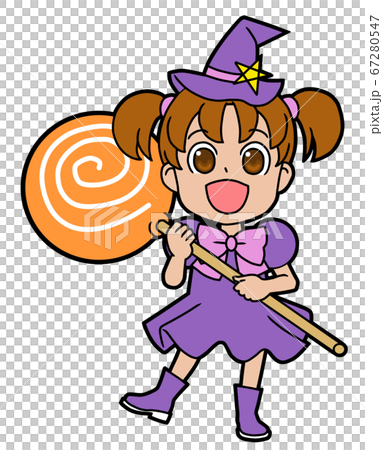 女孩扮演女巫 女孩扮演女巫 67280547