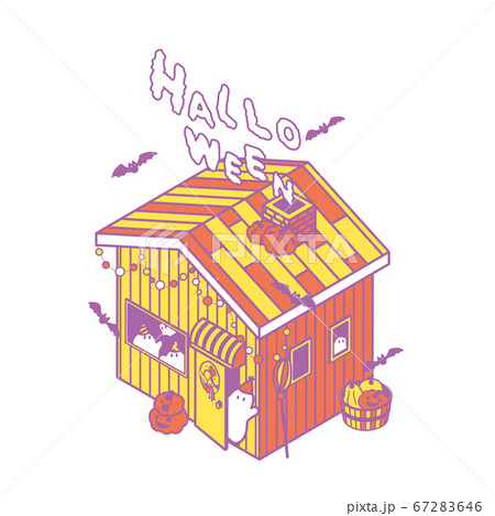 3色ハロウィンハウス 67283646