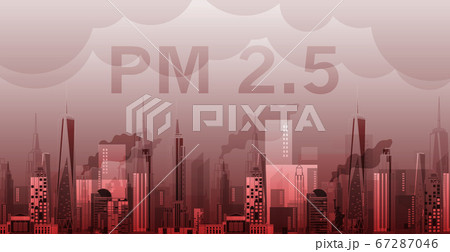 PM2.5 in city background architectural with drawings of modern for use web, magazine or poster vector design. PM2.5 in city background architectural with drawings of modern for use web, magazine or poster vector design. 67287046
