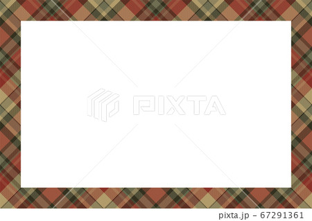 Vintage frame vector. Scottish border pattern Vintage frame vector. Scottish border pattern 67291361