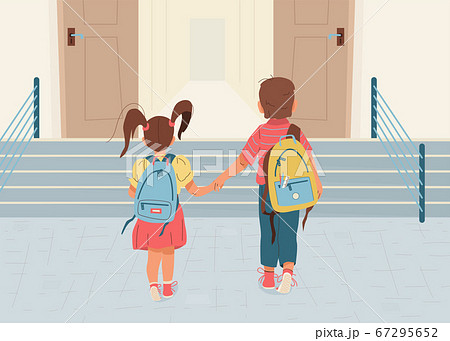 14,400+ Walking To School Stock Illustrations, Royalty-Free Vector Graphics  & Clip Art - iStock