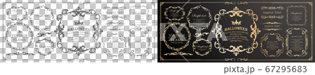 Halloween frame material, October event Happy Halloween event party material classical Halloween frame material, October event Happy Halloween event party material classical 67295683