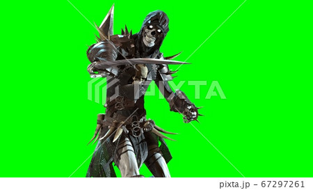 Skeleton, render 3D model on the background 67297261