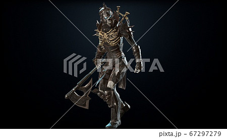 Skeleton, render 3D model on the background 67297279