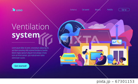 Ventilation system concept landing page. 67301153
