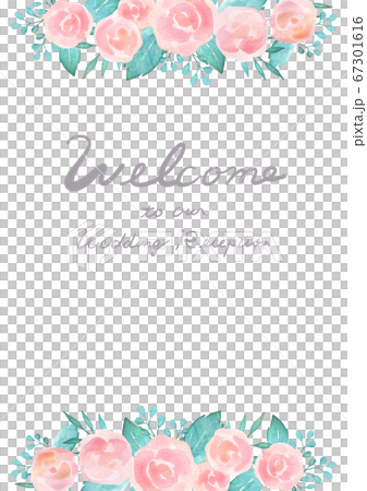 Wedding welcome board background material... - Stock Illustration  [67301616] - PIXTA