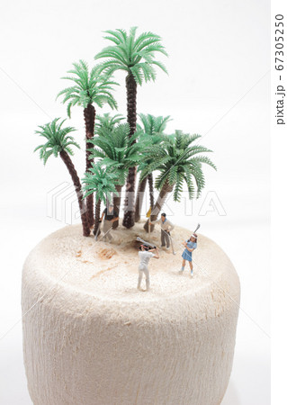 a figures of golfers playing a round of golf on a figures of golfers playing a round of golf on 67305250