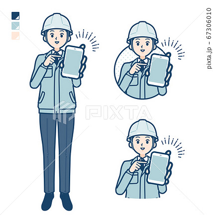 simple work wear man_smartphone-show-screen simple work wear man_smartphone-show-screen 67306010