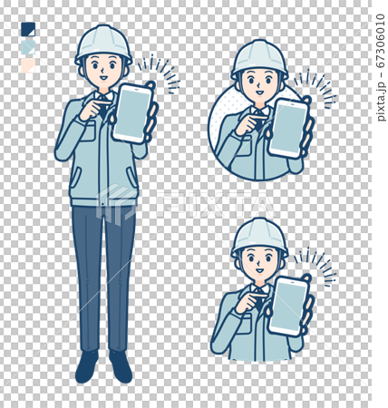 simple work wear man_smartphone-show-screen simple work wear man_smartphone-show-screen 67306010