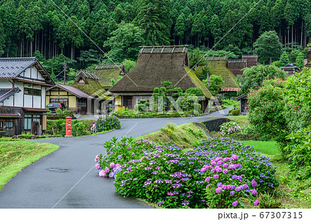 京都府・美山かやぶきの里 京都府・美山かやぶきの里 67307315
