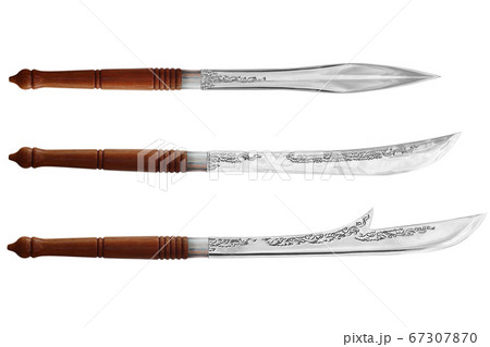 ancient sword isolated on white background 67307870