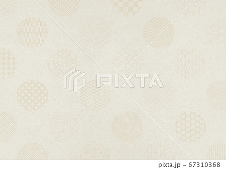 和柄背景素材-水玉-丸-パターン-テキスタイル 67310368