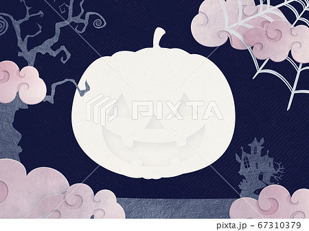 ハロウィンナイト ハロウィン背景素材のイラスト素材