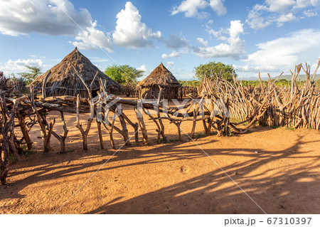 Hamar Village, South Ethiopia, Africa 67310397