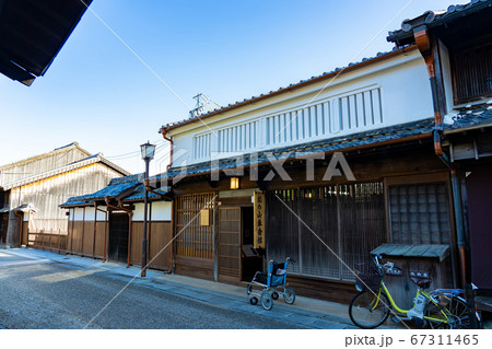 三重県亀山市 漆喰の虫籠窓の美しい関の山車会館の外観 三重県亀山市 漆喰の虫籠窓の美しい関の山車会館の外観 67311465
