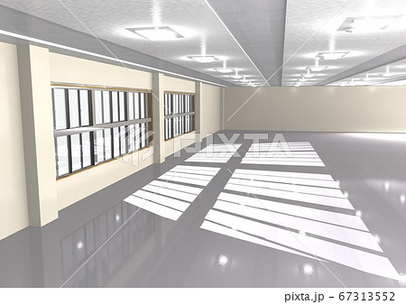 講堂、ホール、コミニュティセンター、学校、オフィス、公民館などの空間(3DCG) 67313552
