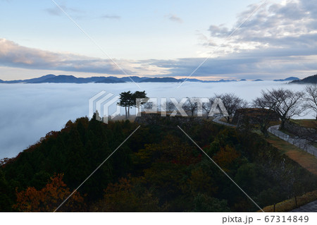 竹田城の雲海 竹田城の雲海 67314849