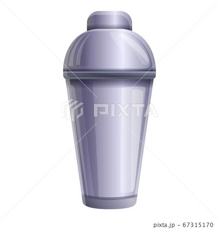 Bartender cocktail shaker icon, cartoon style 67315170