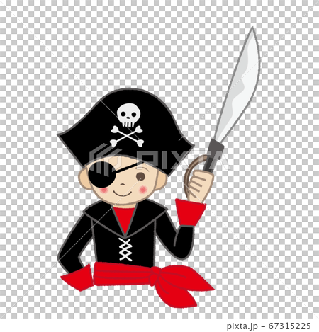 萬聖節假扮男孩海盜 67315225