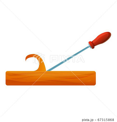 Screwdriver chisel icon, cartoon style Screwdriver chisel icon, cartoon style 67315868