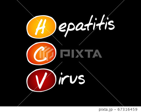 HCV - Hepatitis C virus acronym, medical concept 67316459